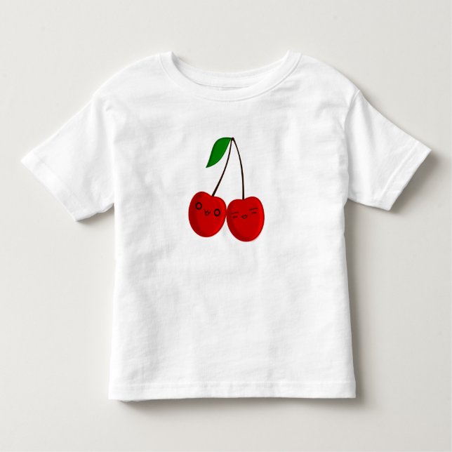 Camiseta De Bebé Cereza de Chibi (Anverso)