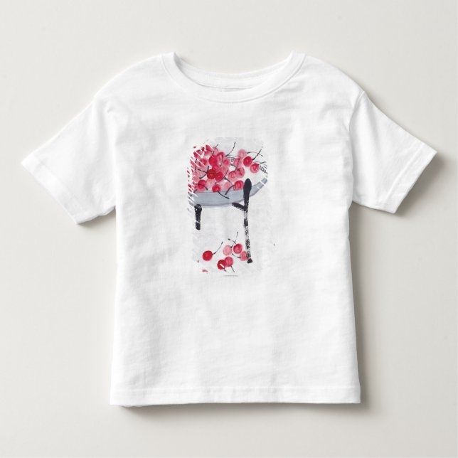 Camiseta De Bebé Cerezas (Anverso)