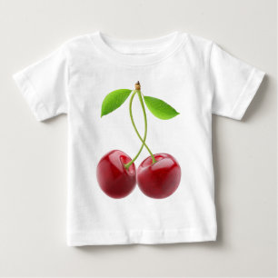 Camiseta De Bebé Cerezas dulces