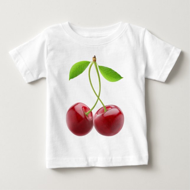 Camiseta De Bebé Cerezas dulces (Anverso)