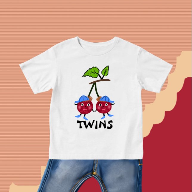 Camiseta De Bebé Cerezas gemelas (Subido por el creador)