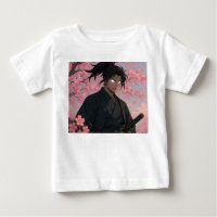 Cerezo en flor Samurai Anime Toddler T-Shirt
