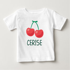 Camiseta De Bebé Cerise