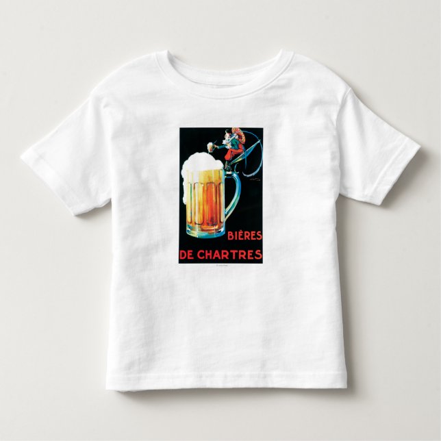 Camiseta De Bebé Cervezas del poster promocional de Chartres (Anverso)