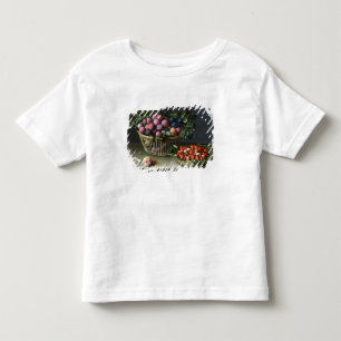 Camiseta De Bebé Cesta de ciruelos y cesta de fresas, 1632