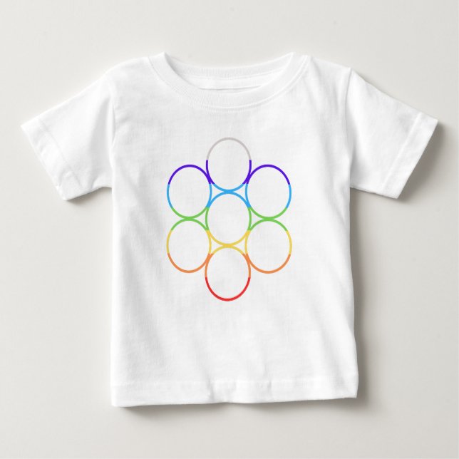 Camiseta De Bebé Chakra del Huevo de la Vida (Anverso)