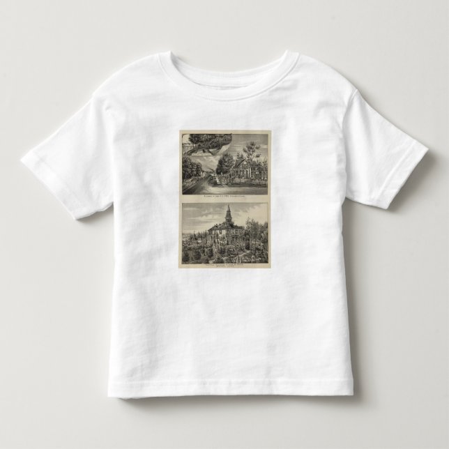Camiseta De Bebé Chalet del precio de Otis, Kansas (Anverso)