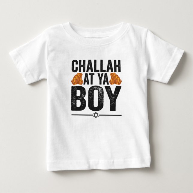 Camiseta De Bebé Challah at Ya boy Funny Jewish Hanukkah Holiday (Anverso)