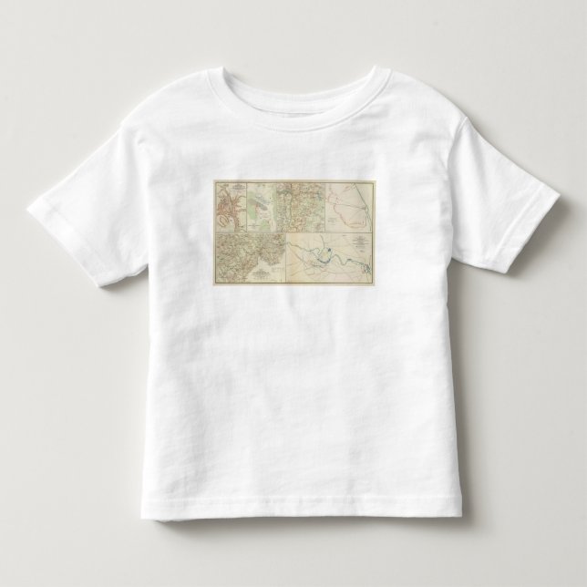 Camiseta De Bebé Chancellorsville Buckingham, condados de (Anverso)