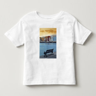 Camiseta De Bebé Chania al anochecer, Chania, Creta, Grecia