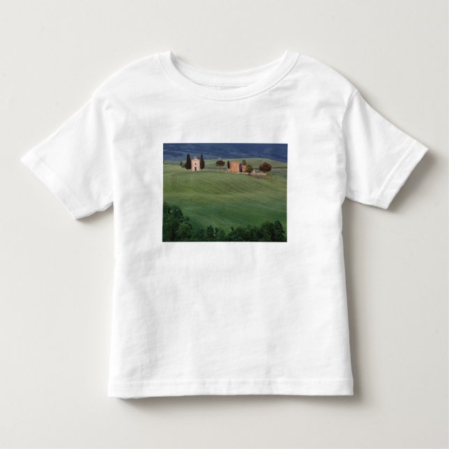 Camiseta De Bebé Chapel San Quirico d'Orcia, Toscana, Italia (Anverso)