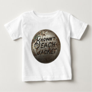 Camiseta De Bebé Chaqueta de la playa de Brown