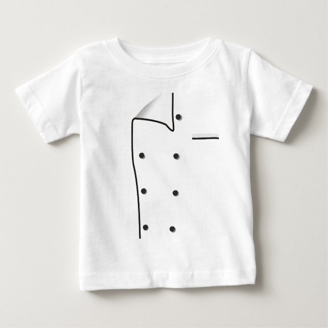 Camiseta De Bebé Chaqueta del cocinero (Anverso)