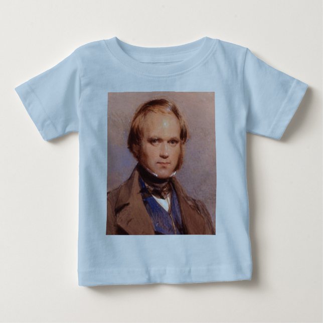 Camiseta De Bebé Charles Darwin (Anverso)