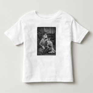 Camiseta De Bebé Charles Dickens con dos de sus hijas