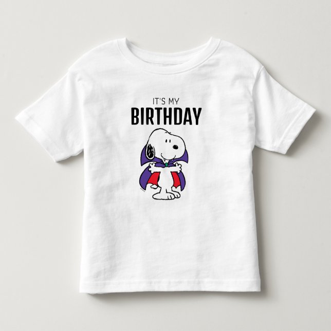Camiseta De Bebé Charlie Brown y la fiesta de cumpleaños de Hallowe (Anverso)