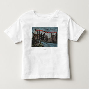 Camiseta De Bebé Chattanooga, Tennessee (escena del río)