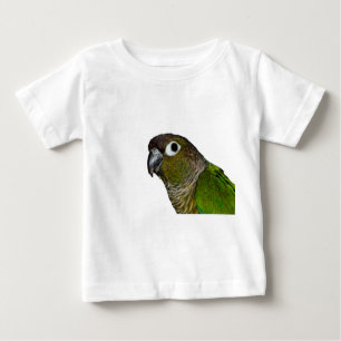 Camiseta De Bebé Cheeked verde Conure