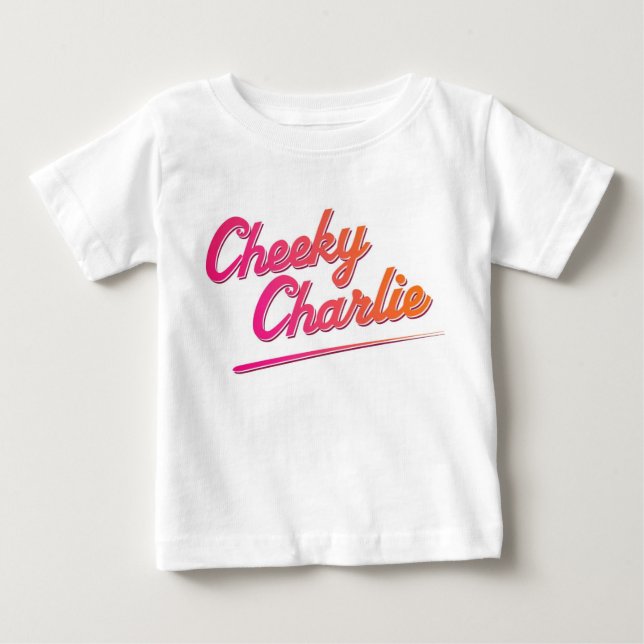 Camiseta De Bebé Cheeky Charlie T-Shirt (Anverso)