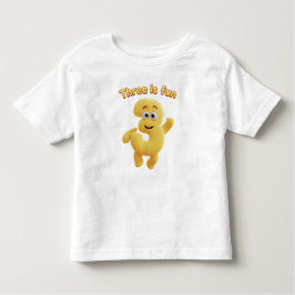 Camiseta De Bebé Cheerful Cartoon Number 3 | "Three is Fun"