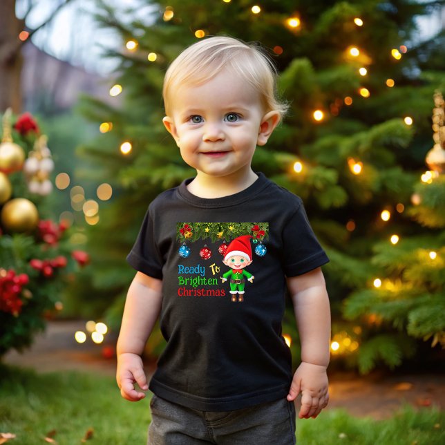Camiseta De Bebé Cheering up Christmas (Subido por el creador)