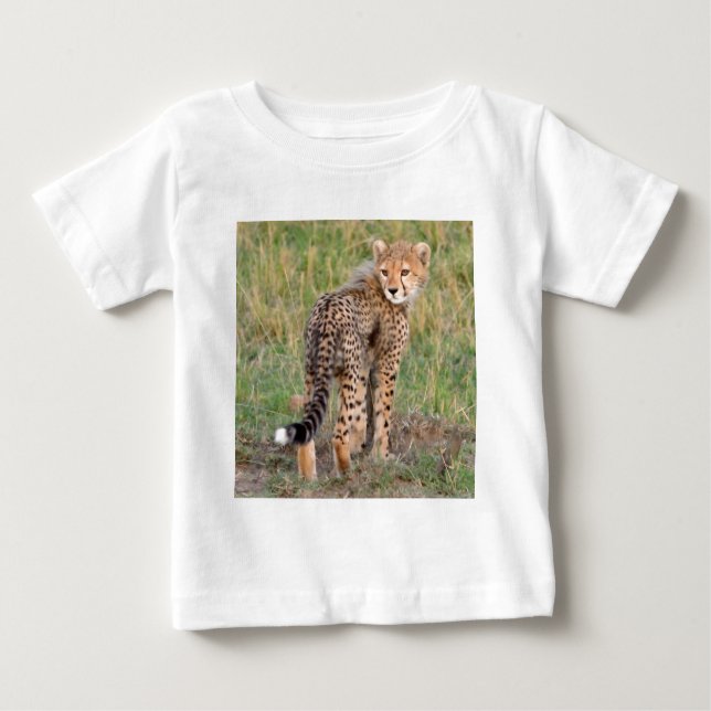 Camiseta De Bebé CheetahCubLookingAtYou.png (Anverso)