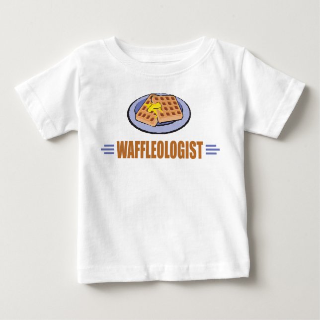 Camiseta De Bebé Chef humorístico de Waffle (Anverso)