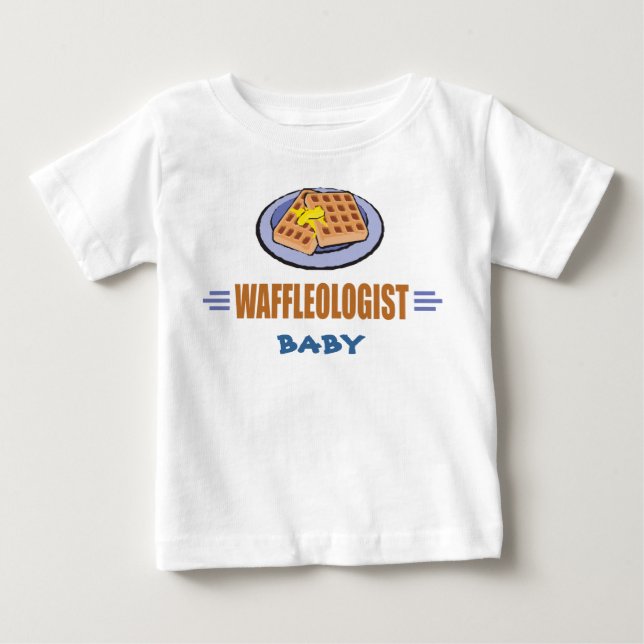 Camiseta De Bebé Chef humorístico de Waffle (Anverso)