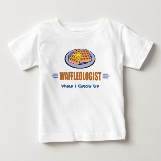 Camiseta De Bebé Chef humorístico de Waffle (Anverso)