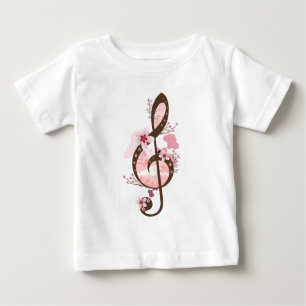 Camiseta De Bebé Cherry Blossom Music