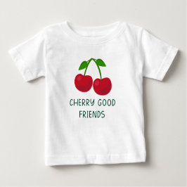 Camiseta De Bebé Cherry Good Friends