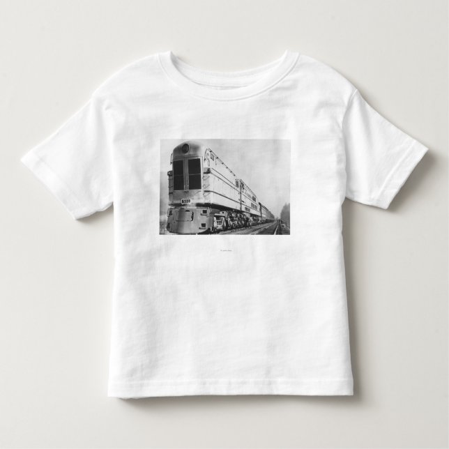 Camiseta De Bebé Chesapeake y ferrocarril "500" de Ohio locomotora (Anverso)