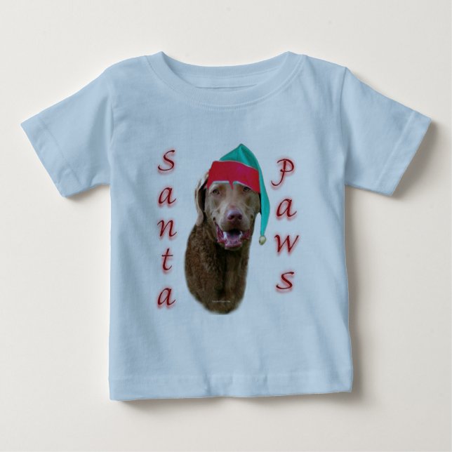 Camiseta De Bebé ChessiePaws (Anverso)