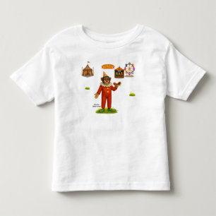 Camiseta De Bebé Chester el payaso chimpancé
