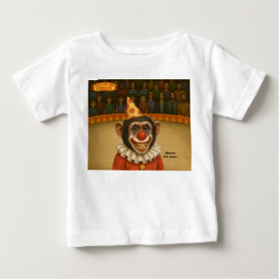 Camiseta De Bebé Chester el payaso chimpancé