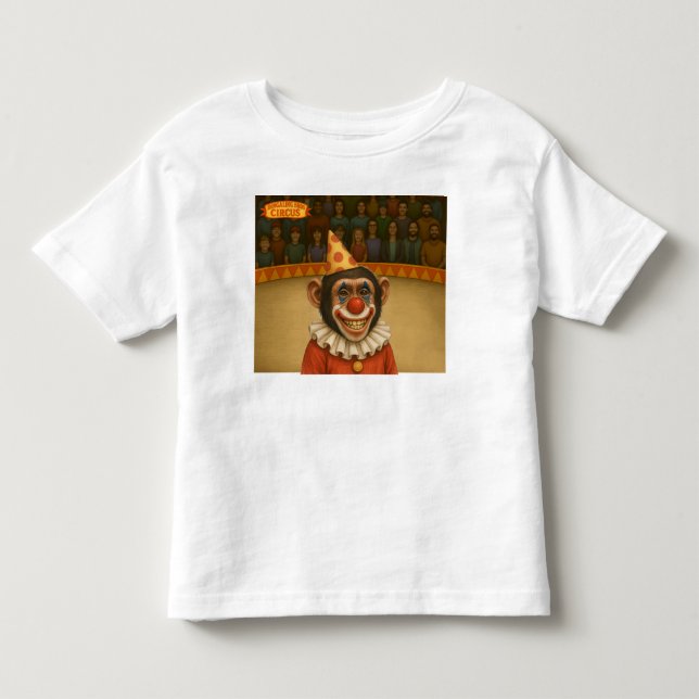 Camiseta De Bebé Chester el payaso chimpancé (Anverso)