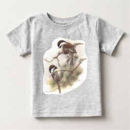 Camiseta De Bebé chestnut-backed chickadee