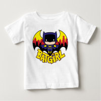 Chibi Batgirl Con Skyline Y Logo Gótico