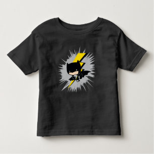 Camiseta De Bebé Chibi Batman Lightning Kick
