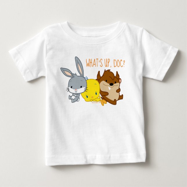 Camiseta De Bebé Chibi BUGS BUNNY™, TWEETET™ y TAZ™ (Anverso)