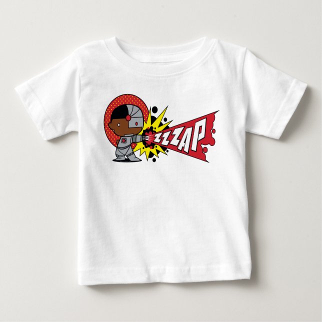 Camiseta De Bebé Chibi Cyborg's Cybernetic Cannon (Anverso)