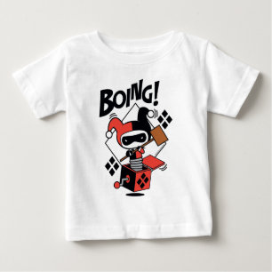 Camiseta De Bebé Chibi Harley-Quinn-In-A-Box Con Martillo