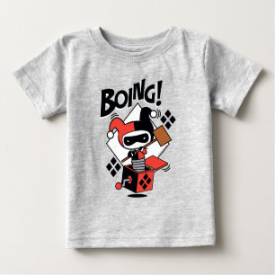 Camiseta De Bebé Chibi Harley-Quinn-In-A-Box Con Martillo