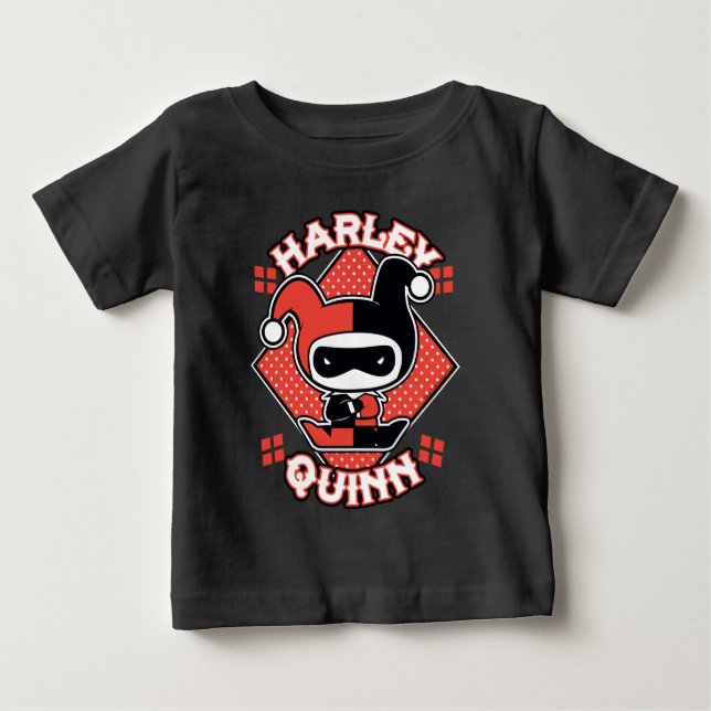 Camiseta De Bebé Chibi Harley Quinn Splits (Anverso)