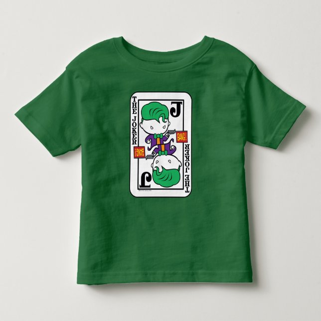 Camiseta De Bebé Chibi Joker Play Card (Anverso)