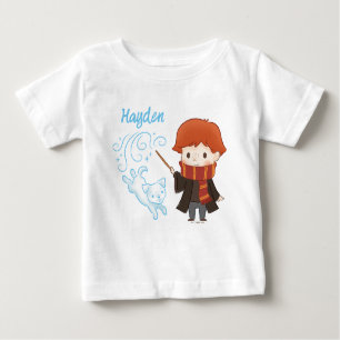 Camiseta De Bebé Chibi Ron Weasley Patronus