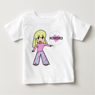 Camiseta De Bebé Chibi Valentine
