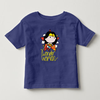 Camiseta De Bebé Chibi WonWoman Volando Con Lasso