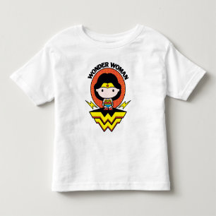 Camiseta De Bebé Chibi WonWoman With Polka Dots and Logo