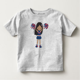 Camiseta De Bebé Chica afroamericano, animadores, animadores